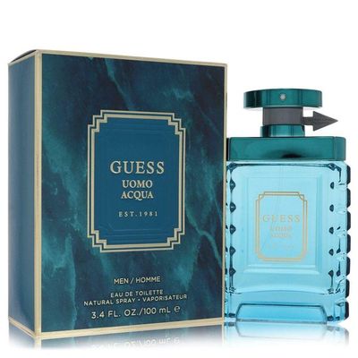Perfume Masculino Guess Uomo Acqua Eau De Toilette 100 Ml