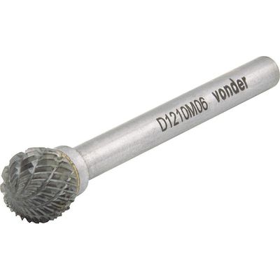 Lima Rotativa Esférica 6mmx6mm Com Haste 3mm Vonder