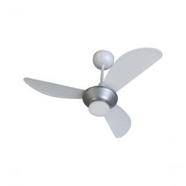 Ventilador De Teto Ventisol Mistral 3 Pás Branco/cinza Bivolt