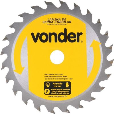 Lamina Serra Circ Vídea 235x30x3,0mm 24d Para Mad Pç Vondere
