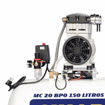 Motocompressor Odontológico Sem óleo Mc20 150l Chiaperini