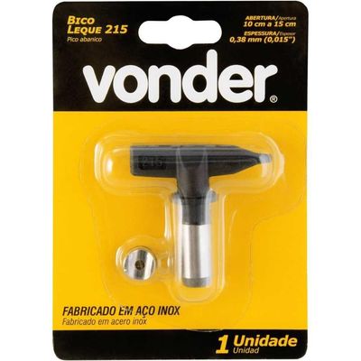 Bico Leque 215 0,38mm 10-15 Cm Para Pistola Airless Vonder