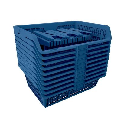 Cesto Expositor Medio Empilhável Azul Presto