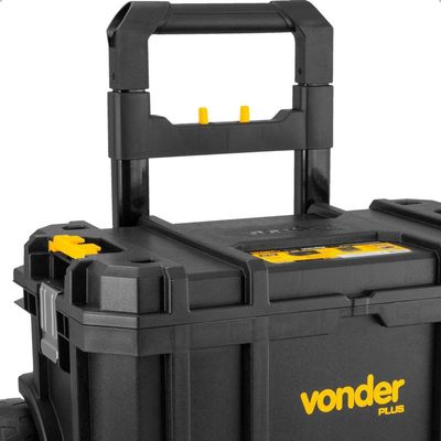 Caixa De Ferramentas Plástica Com Rodas Crv 700 Vonder
