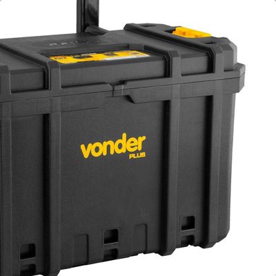 Caixa De Ferramentas Plástica Com Rodas Crv 700 Vonder