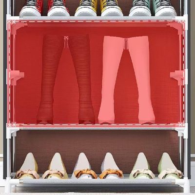 Armario Sapateira 30 Pares Grande Prova Poeira 10 Prateleiras Rack Organizador Estante Guarda Roupa