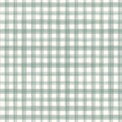 Papel De Parede Revoada Xadrez Picnic Pincelada Menta 4436