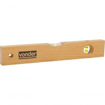 Nível Madeira 12" 2 Bolhas - Vonder