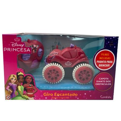 Carrinho de Controle Remoto Princesas Giro Encantado