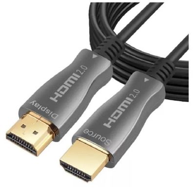 Cabo Hdmi 2.0 4K 60hz Fibra Óptica 20 Mts Full Hd Para HDTV, PS5, PC - 20 Metros