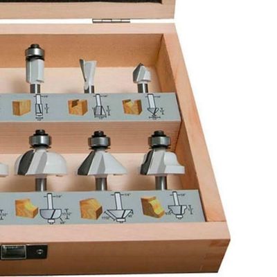 Kit De Fresas Encaixe De 1-4'' 12 Peças Makita
