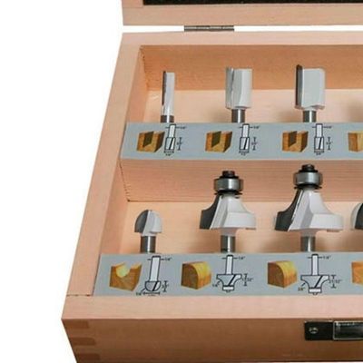 Kit De Fresas Encaixe De 1-4'' 12 Peças Makita