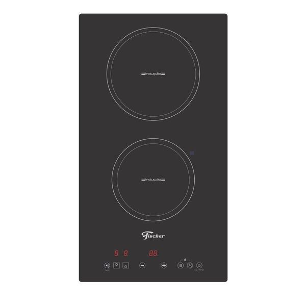 Cooktop De Indução Fischer 2 Bocas Vitrocerâmico Preto 220V