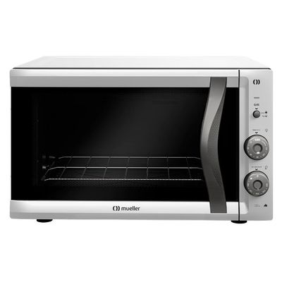 Forno Elétrico De Bancada Mueller 50L E Vidro Duplo 110V.
