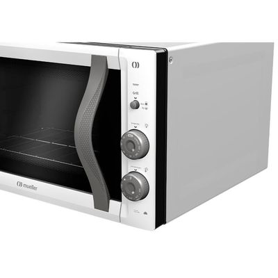 Forno Elétrico De Bancada Mueller 50L E Vidro Duplo 110V.