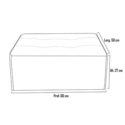 Cama Pet Para Cachorro Quadrado Com Pés Luna Matrix Veludo Marrom