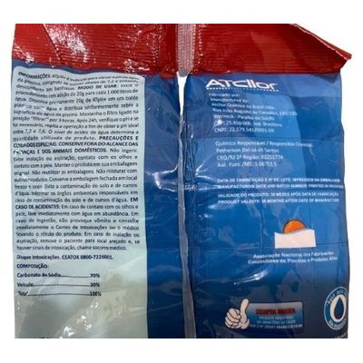 Kit Tratamento De Piscinas Atcllor Barrilha 2kg 03 Und