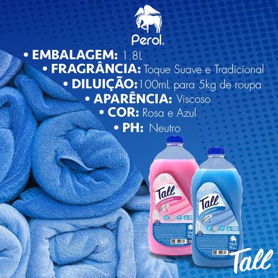Amaciante Tradicional E Lava Roupas Perol Tall Kit 02 Und