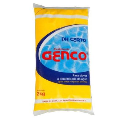 Kit Alcalinidade Ph Certo E Barrilha Ph Mais Genco 2kg