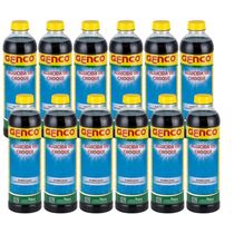 Kit 12 Un Algicida Choque Água Verde 01 Lt Genco