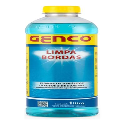 Kit 12 Detergente Para Limpa Borda Piscina Genco 01 Lt