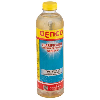Kit 6 Algicida De Manutenção 6 Clarificante Genfloc Genco 1l