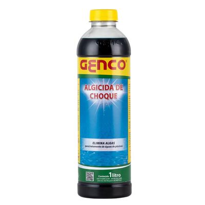 Kit 2 Algicida Choque Piscina Agua Verde Elimina Algas Genco