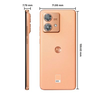 "Smartphone Motorola Edge 40 Neo 5G Peach Fuzz 256GB 8GB RAM Tela de 6.55"", Câmera Traseira Dupla, Android 13 e Processador Dimensity 7030 Octa-Core"