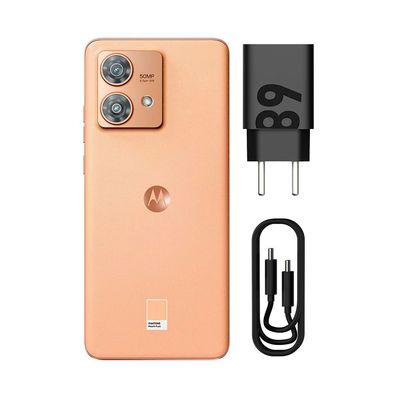 "Smartphone Motorola Edge 40 Neo 5G Peach Fuzz 256GB 8GB RAM Tela de 6.55"", Câmera Traseira Dupla, Android 13 e Processador Dimensity 7030 Octa-Core"