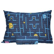 Jogo De Cama Solteiro Doce Vida Malha Misto Estampado Com Elastico 2 Pçs Pac Pac Marinho