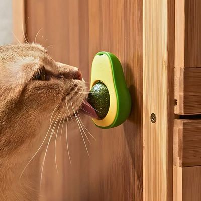 Abacate De Brinquedo Com Catnip Para Gatos - Verde