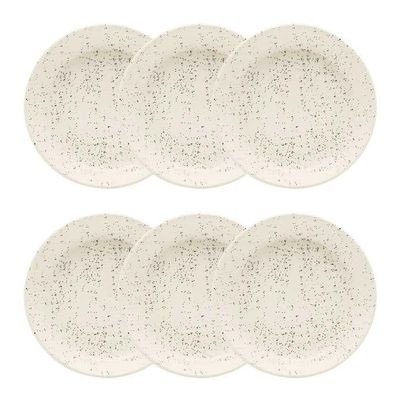 Conjunto De Pratos Fundos 06 Peças Flat Chuvisco Oxford