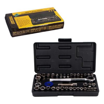 Jogo Chave Soquete C/ Catraca Reversível 40 Peças Startools