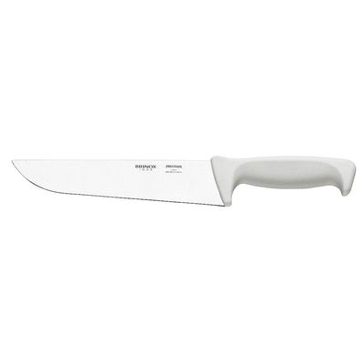 Faca 8" para Açougue Brinox Precision em Aço Inox e Polipropileno