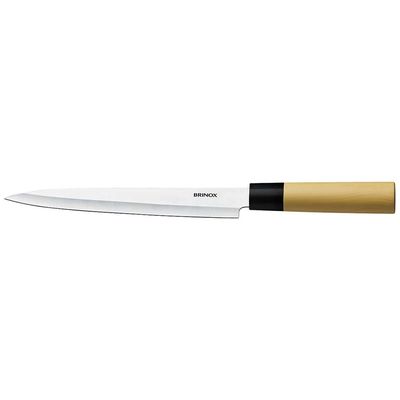 Faca para Sushi e Sashimi Brinox Samurai em Aço Inox 2504/305 8,4"
