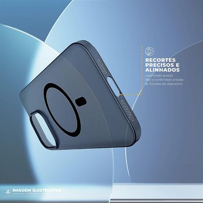 Capa para iPhone 13 - Crystal Slim Magsafe - Dark - Gshield