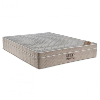 Cama Box E Colchão Airtech Springpocket – Casal (138x188) - Ortobom