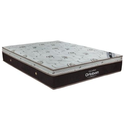 Cama Box E Colchão Sleep King – Super King (193x203) – Ortobom