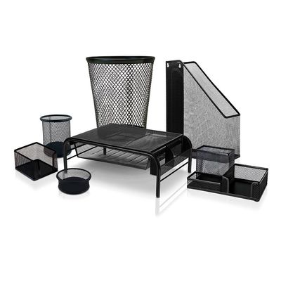 ORGANIZADOR DE MESA ARAMADO PRETO - EI043