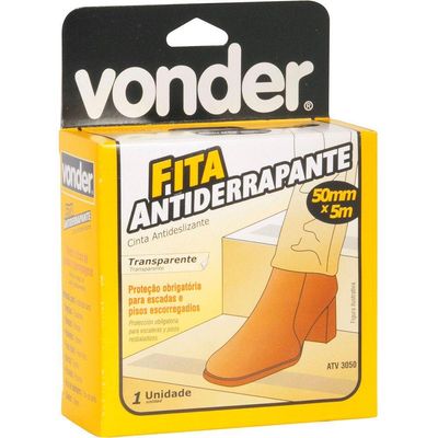 Fita Antiderrapante 50mmx5m Transparente Vonder