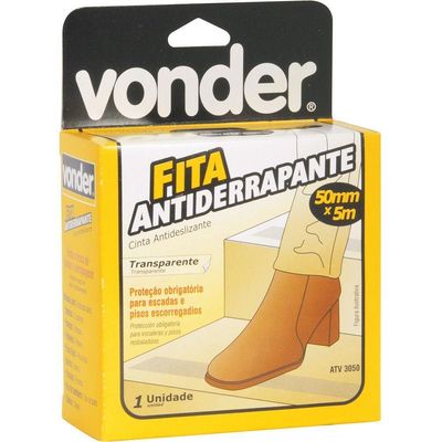 Fita Antiderrapante 50mmx15m Transparente Vonder