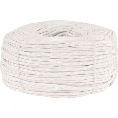 Corda Multifilamento Trançada 3,5mm 1,0kg 169m Branca Vonder