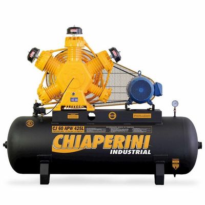 Compressor De Ar A.pressão Tri Contínuo 15hp 425l Chiaperini