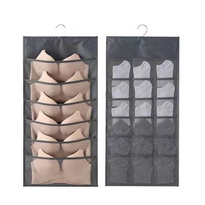 Cabide Organizador 20 Bolsos Divisorias Porta Sutia Closet Joias Guarda Roupa