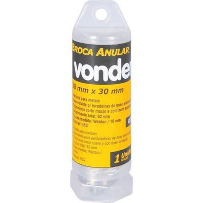 Broca Anular Encaixe Weldon 18x30mm Vonder