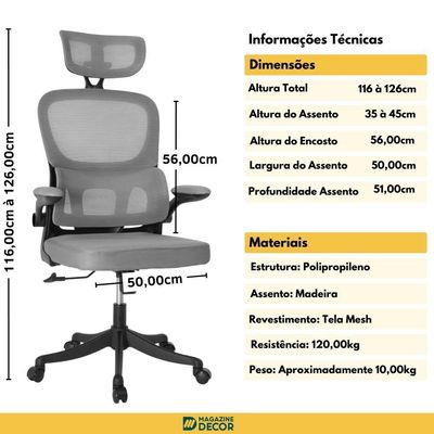 Kit 4 Cadeiras De Escritório Executiva Viena Com Regulagem De Altura - Cinza/preto