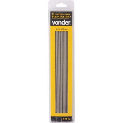 Eletrodo 6013 2,50mm Blister Aproximadamente 50 Peças 0,96kg