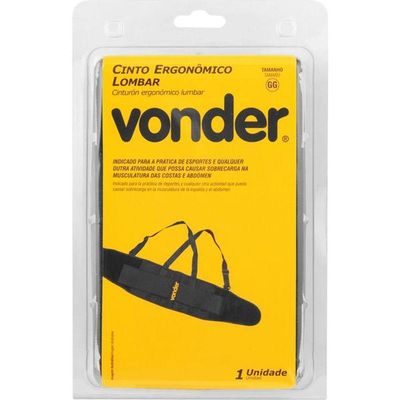 Cinto Ergonômico Lombar Tam. Gg - Vonder