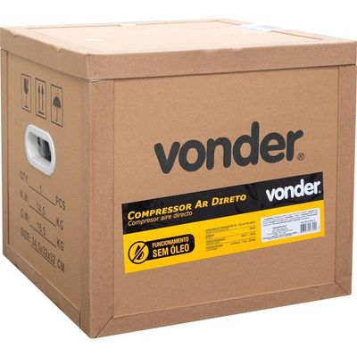 Compressor De Ar Direto 1 Cv (hp) 750 W ~ - Vonder 220V