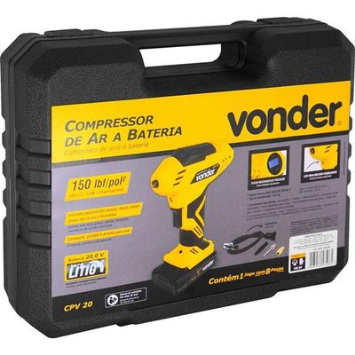 Compressor Tipo Pistola Bat 20V Cpv20 - Vonder